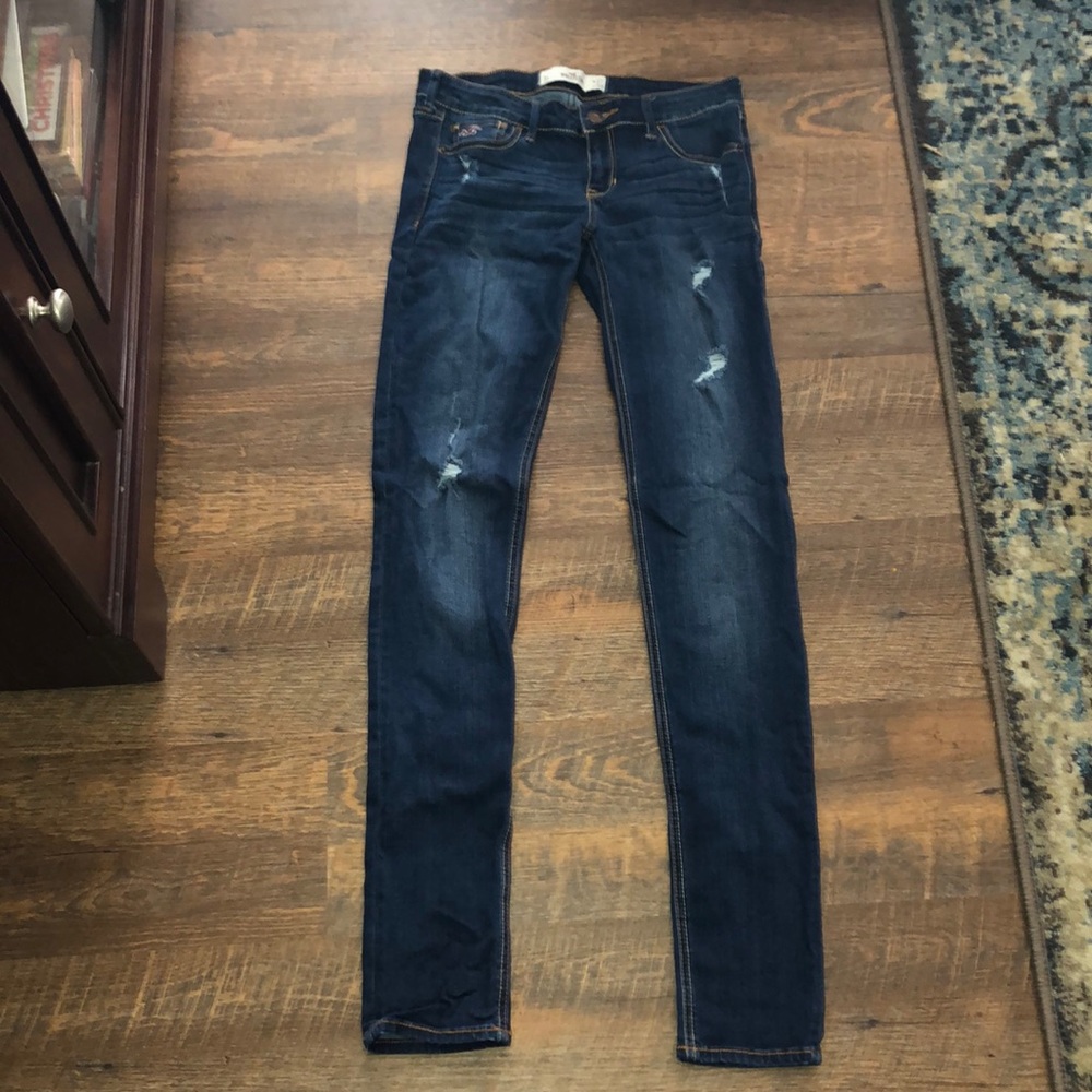 Hollister Blue Denim Skinny Jeans